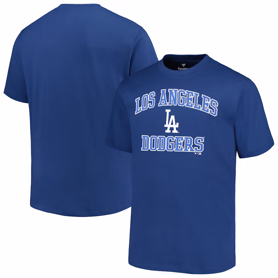 Men's Los Angeles Dodgers Profile Royal Big & Tall Heart & Soul T-Shirt