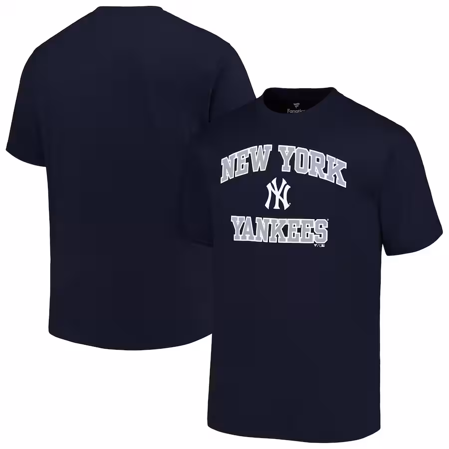 Men's New York Yankees Profile Navy Big & Tall Heart & Soul T-Shirt