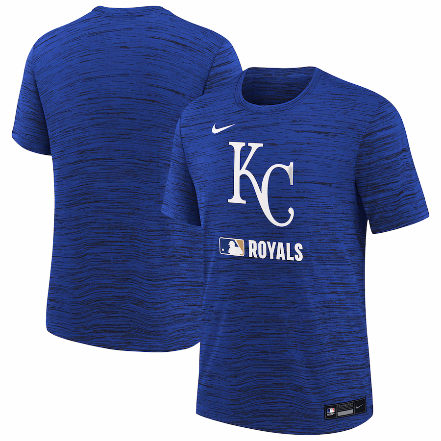 Youth Kansas City Royals Nike Royal Authentic Collection Velocity Performance T-Shirt