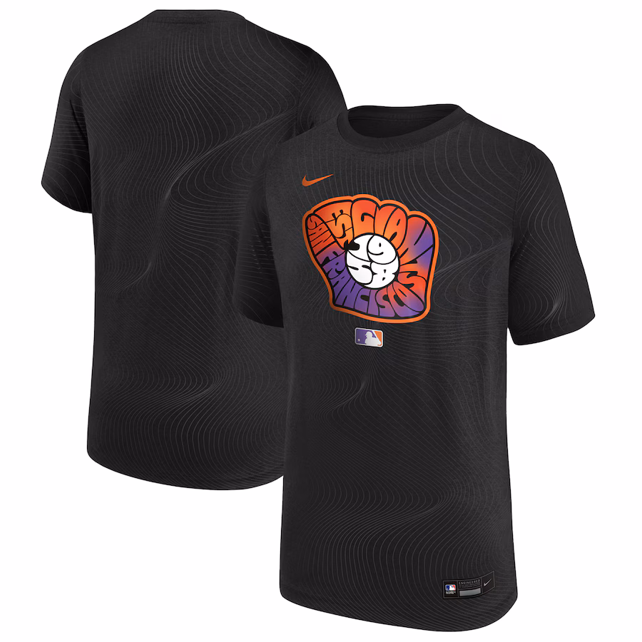 Youth San Francisco Giants Nike Black 2025 City Connect Legend T-Shirt
