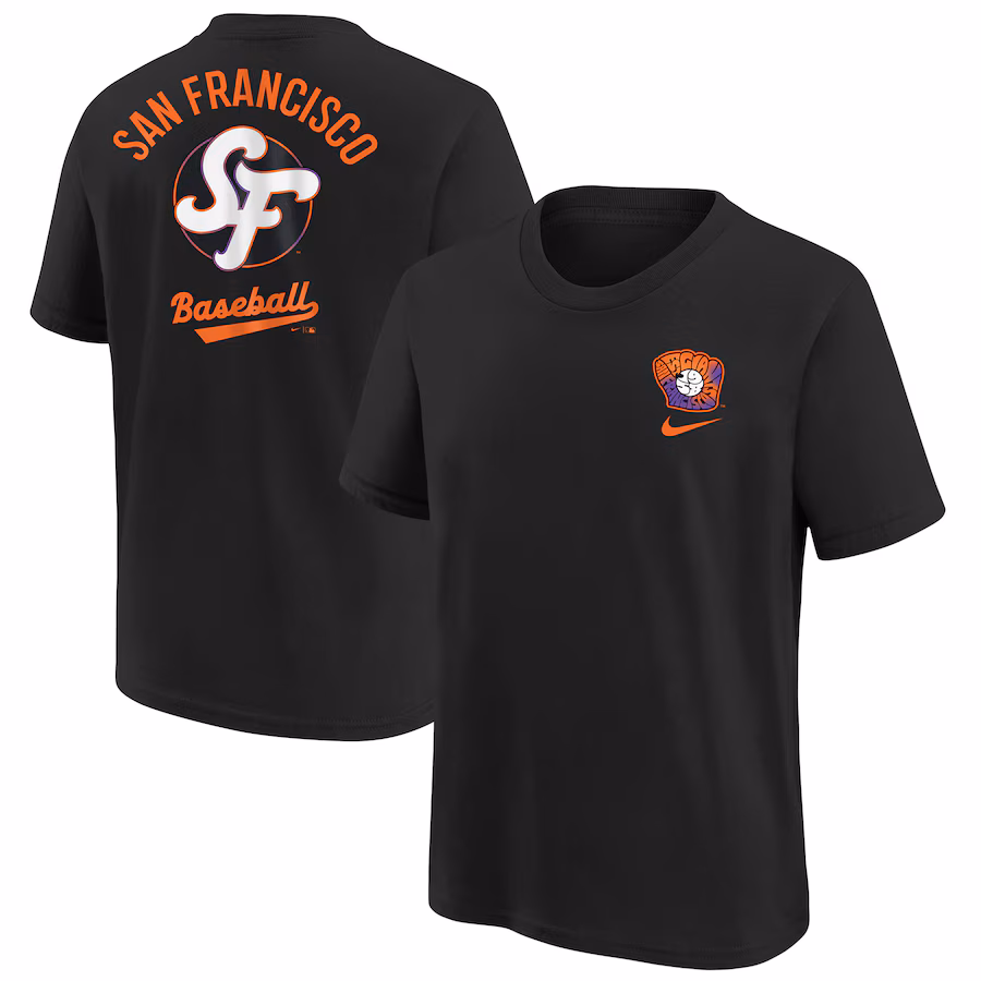 Youth San Francisco Giants Nike Black 2025 City Connect T-Shirt