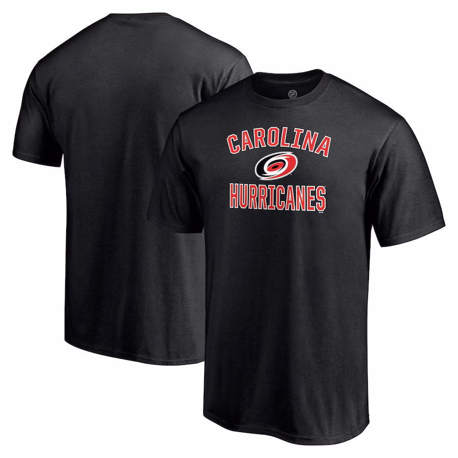 Men's Carolina Hurricanes Black Victory Arch T-Shirt