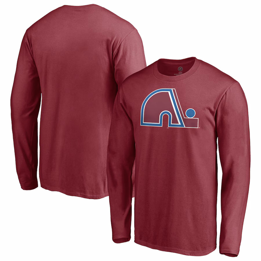 Men's Colorado Avalanche Burgundy Special Edition Primary Logo Long Sleeve T-Shirt