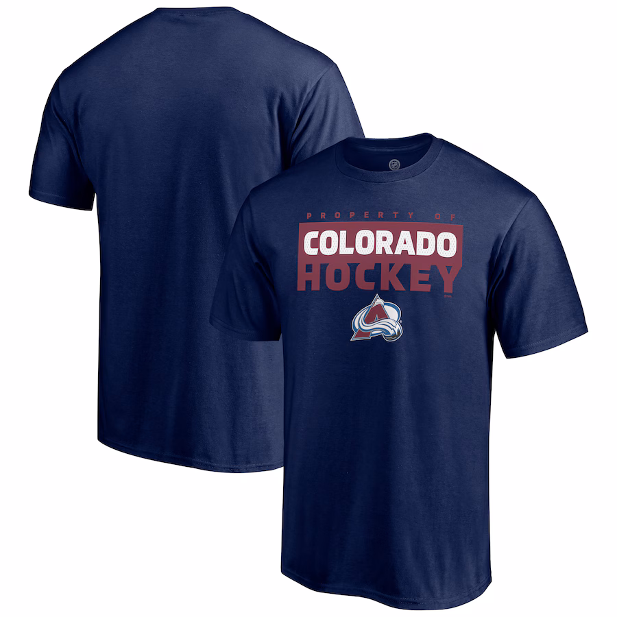 Men's Colorado Avalanche Navy Gain Ground T-Shirt