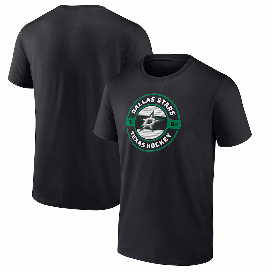 Men's Dallas Stars Fanatics Black Local T-Shirt