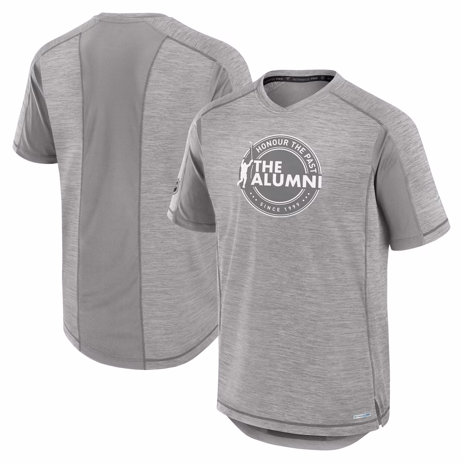 Men's Fanatics Gray Authentic Pro The Alumni Performance T-Shirt