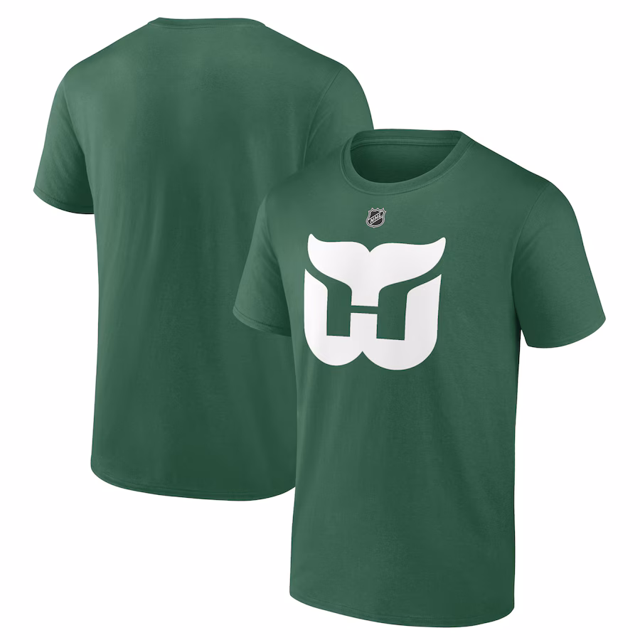 Men's Hartford Whalers Green Alternate Logo T-Shirt