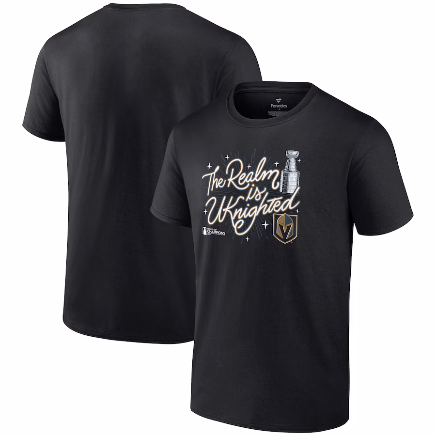 Men's Vegas Golden Knights Fanatics Black 2023 Stanley Cup Champions Celebration T-Shirt