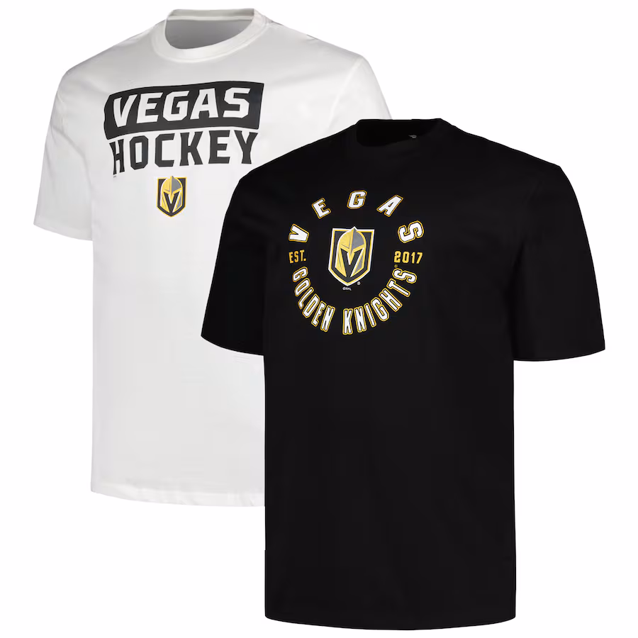 Men's Vegas Golden Knights Fanatics Big & Tall 2-Pack T-Shirt Set