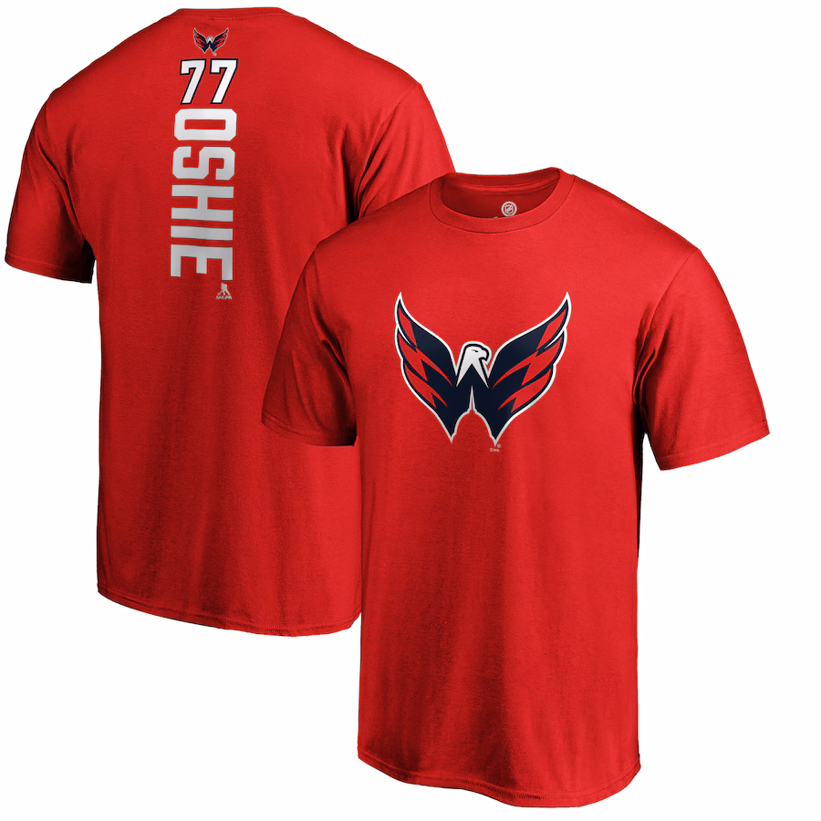 Men's Washington Capitals TJ Oshie Red Playmaker T-Shirt