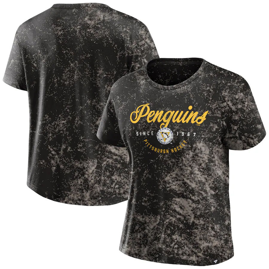 Women's Pittsburgh Penguins Fanatics Black Breakaway T-Shirt