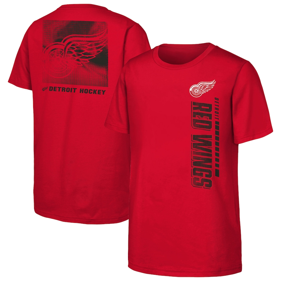 Youth Detroit Red Wings Red Atmosphere T-Shirt