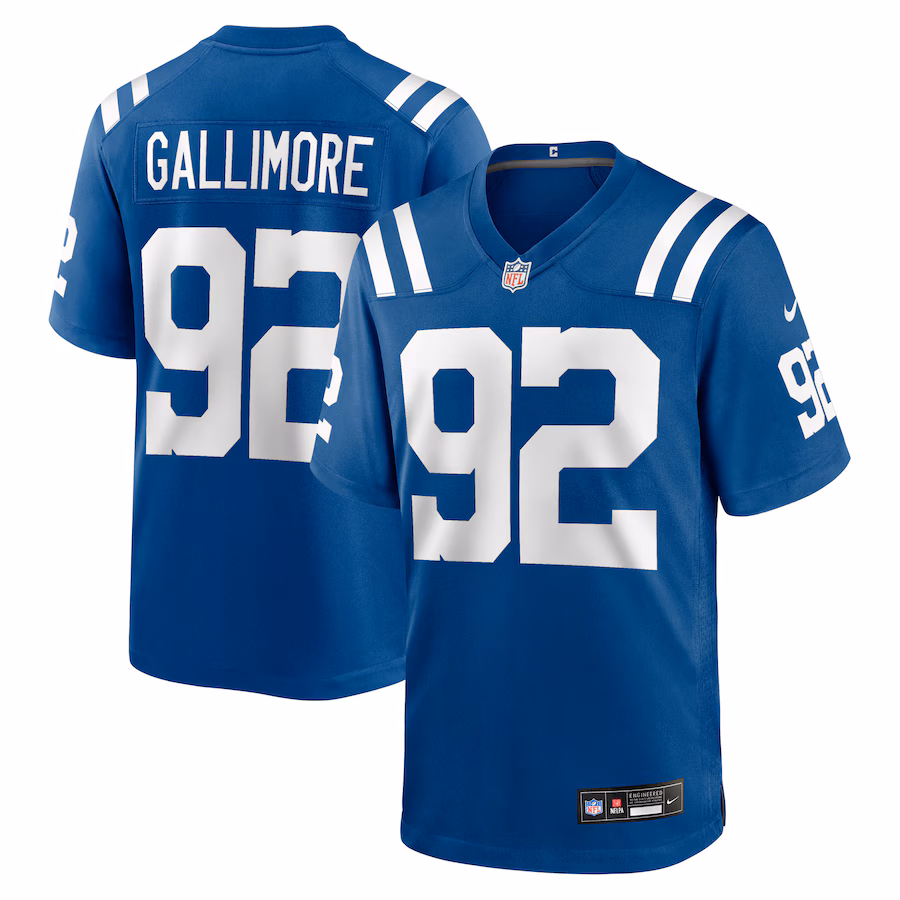 Men's Indianapolis Colts Neville Gallimore Nike Royal Team Game Jersey