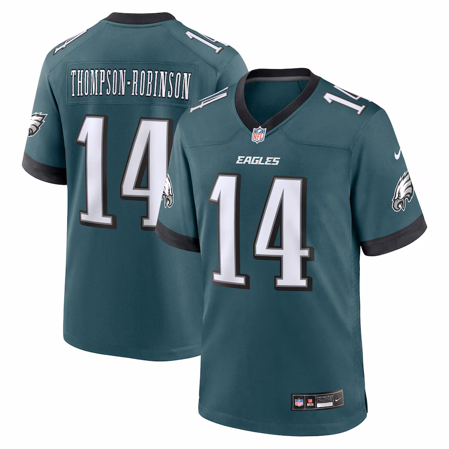Men's Philadelphia Eagles Dorian Thompson-Robinson Nike Midnight Green Team Game Jersey