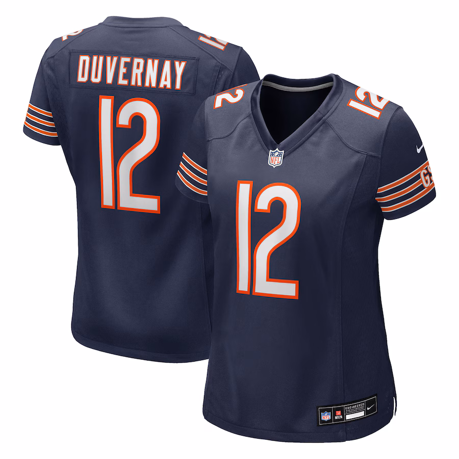 Women's Chicago Bears Devin Duvernay Nike Navy Team Game Jersey