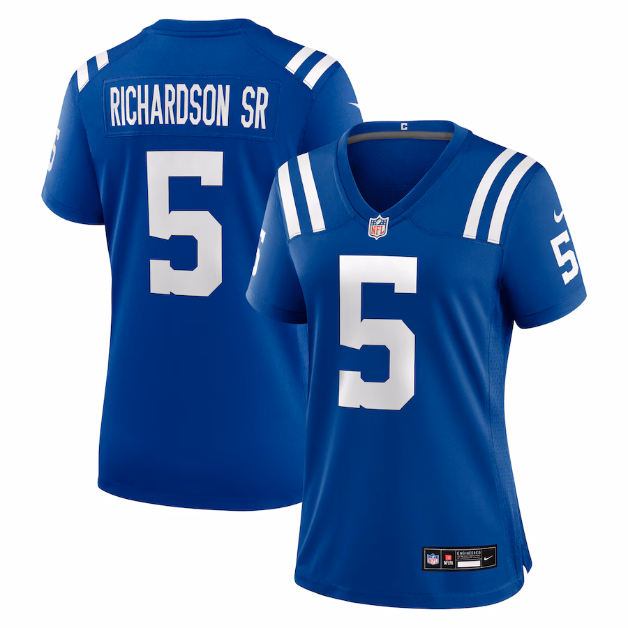 Women's Indianapolis Colts Anthony Richardson Sr. Nike Royal Team Game Jersey