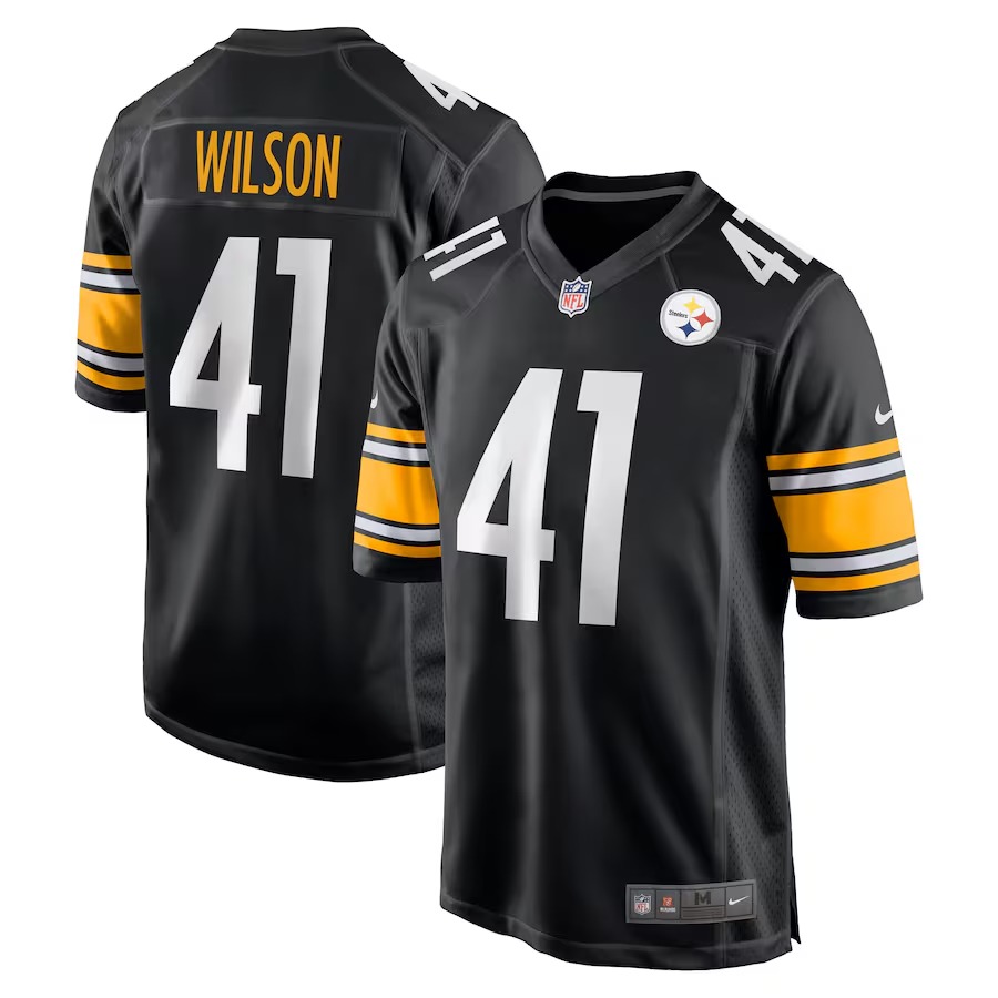 Men's Pittsburgh Steelers Payton Wilson Nike Black  Game Jersey