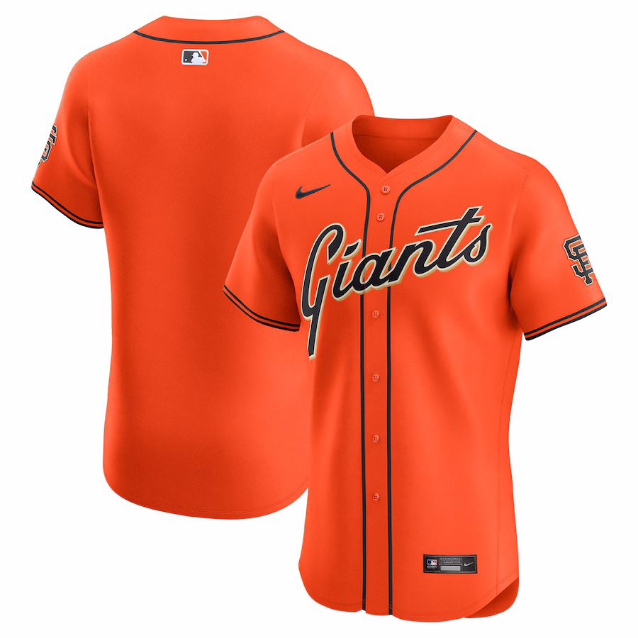 Men's San Francisco Giants Nike Orange Alternate Elite Jersey