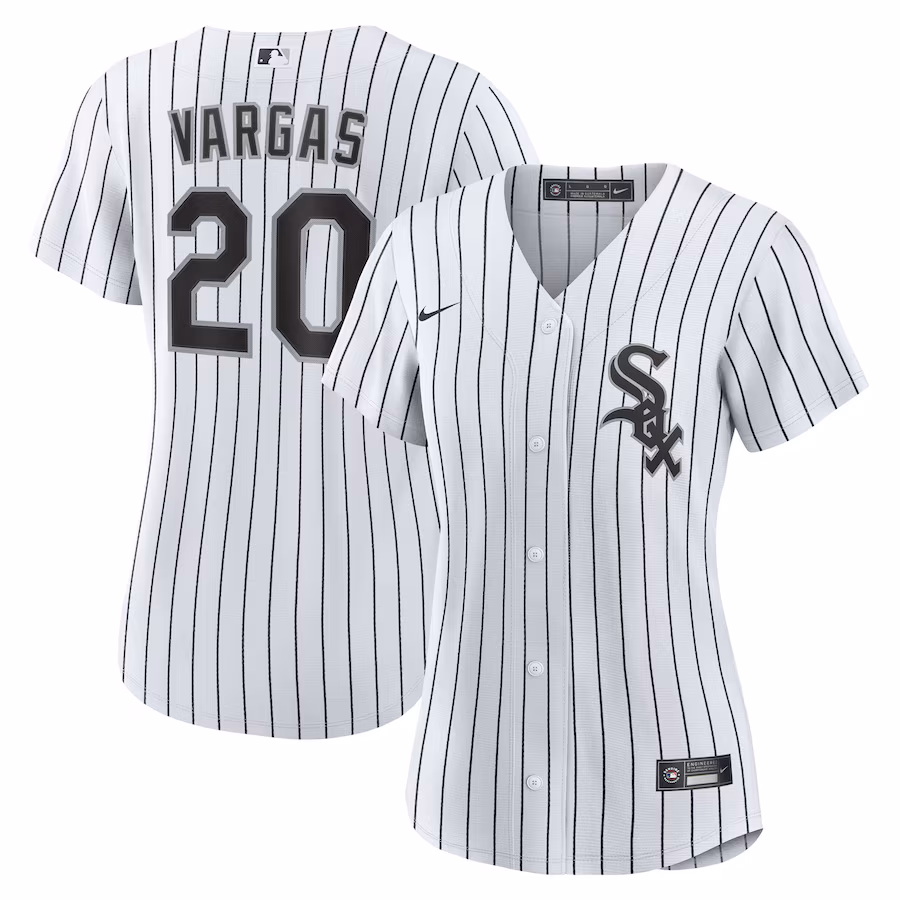 Women's Chicago White Sox Miguel Vargas Nike White Home Replica Jersey