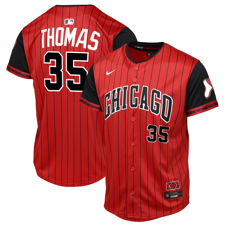 Youth Chicago White Sox Frank Thomas Red/Black 2025 City Connect Limited Player Jersey
