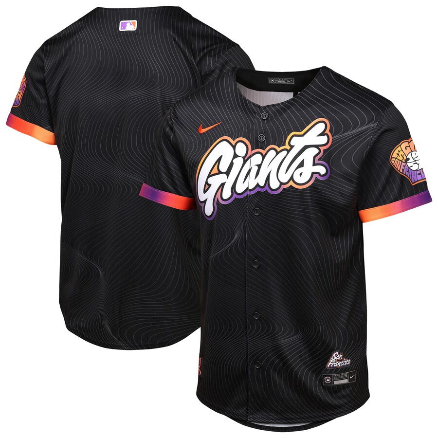 Youth San Francisco Giants Nike Anthracite 2025 City Connect Limited Jersey