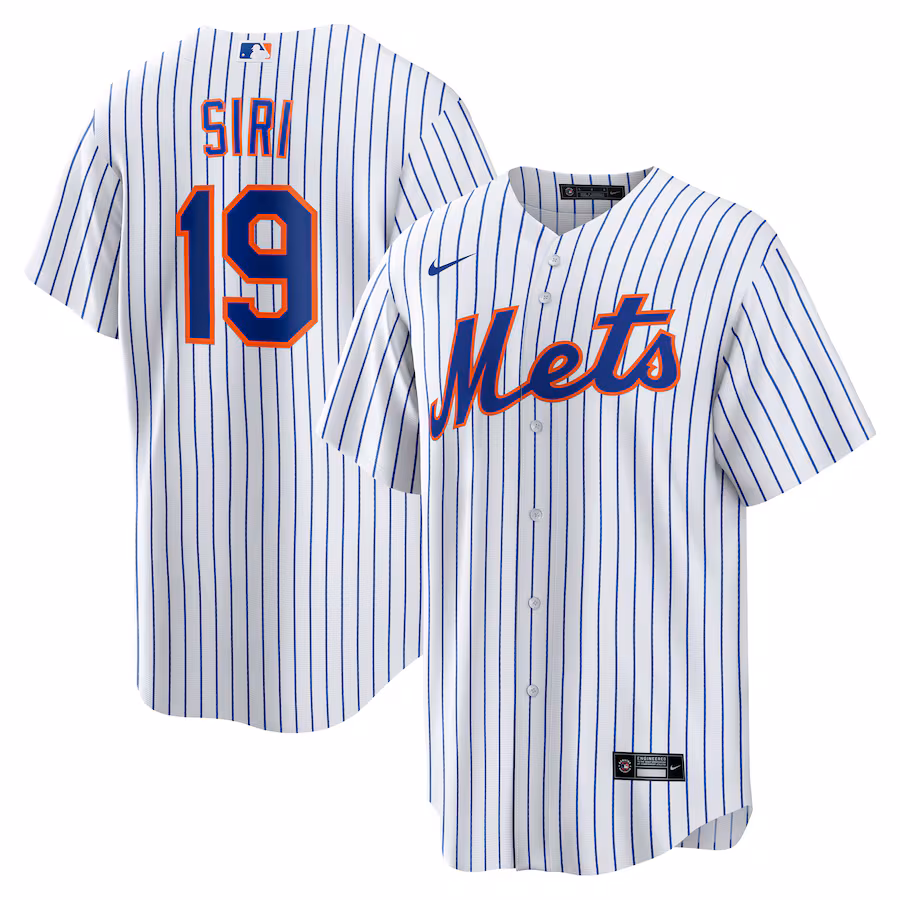 Men's New York Mets Jose Siri Nike White Home Replica Jersey