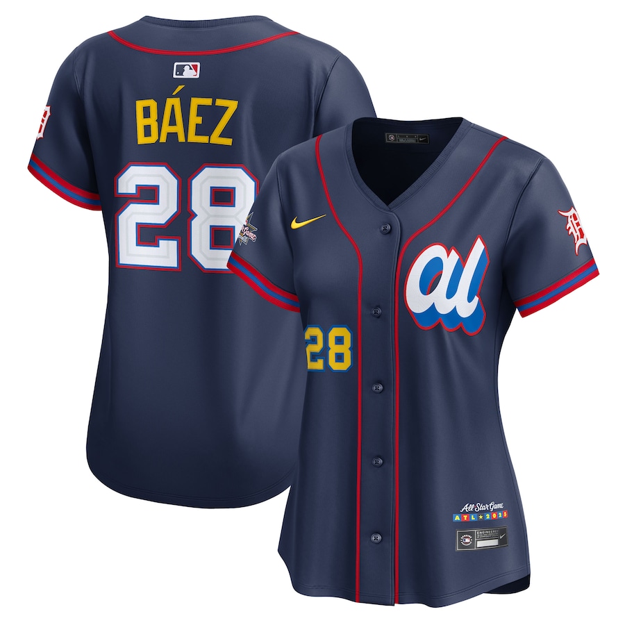 Women's American League Javier Báez Nike Navy 2025 All-Star Edition Limited Player Jersey