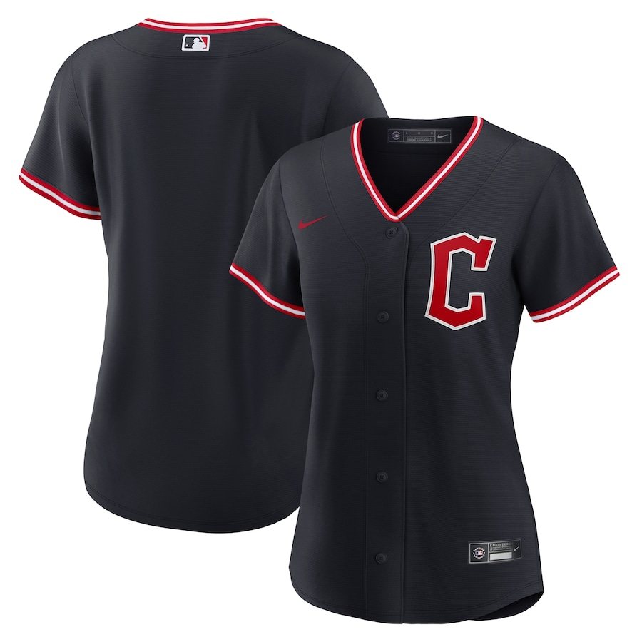 Women's Cleveland Guardians Nike Navy Alternate Replica Jersey