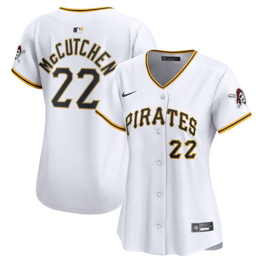 Women's Pittsburgh Pirates Andrew McCutchen Nike White Home Limited Player Jersey