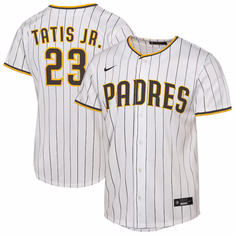 Youth San Diego Padres Fernando Tatis Jr. Nike White Home Replica Player Jersey