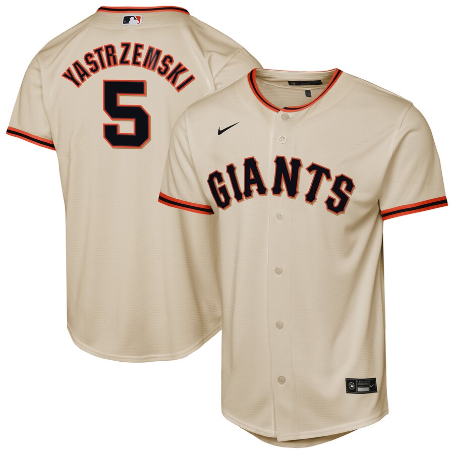 Youth San Francisco Giants Mike Yastrzemski Nike Cream Home Replica Player Jersey