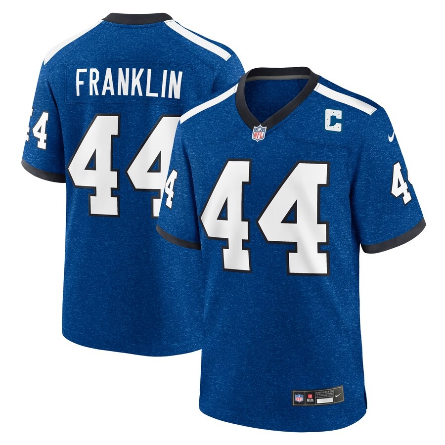 Men's Indianapolis Colts Zaire Franklin Nike Blue Alternate Game Jersey