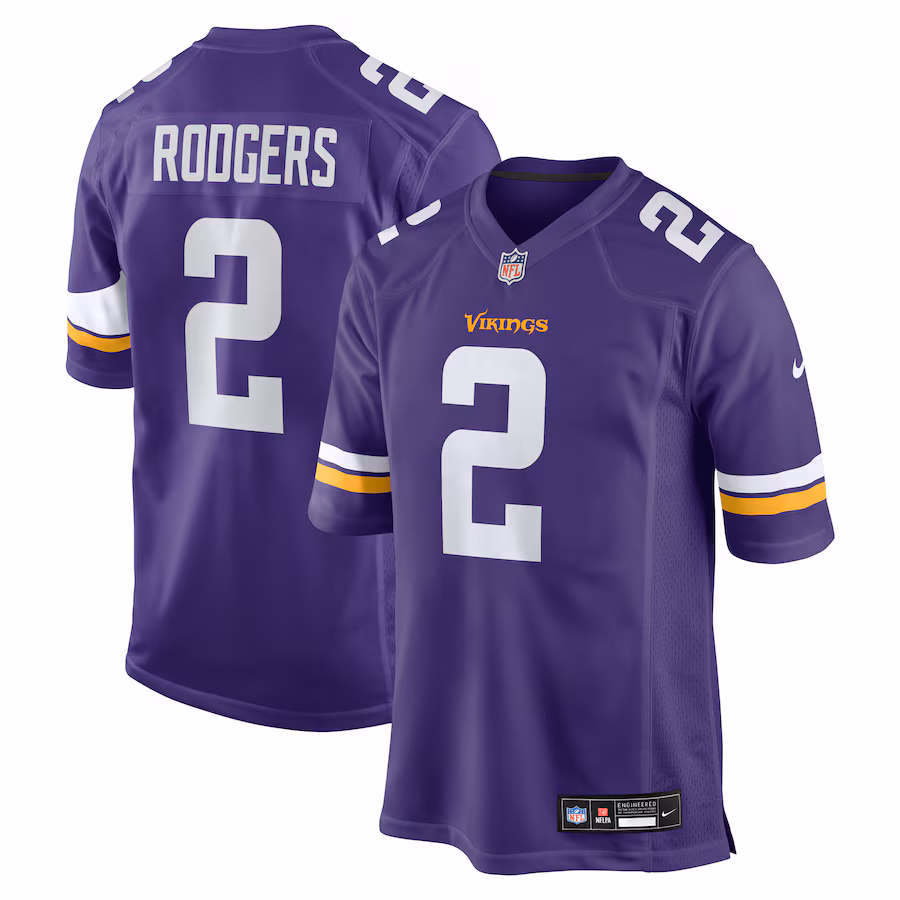 Men's Minnesota Vikings Isaiah Rodgers Nike Purple Team Game Jersey