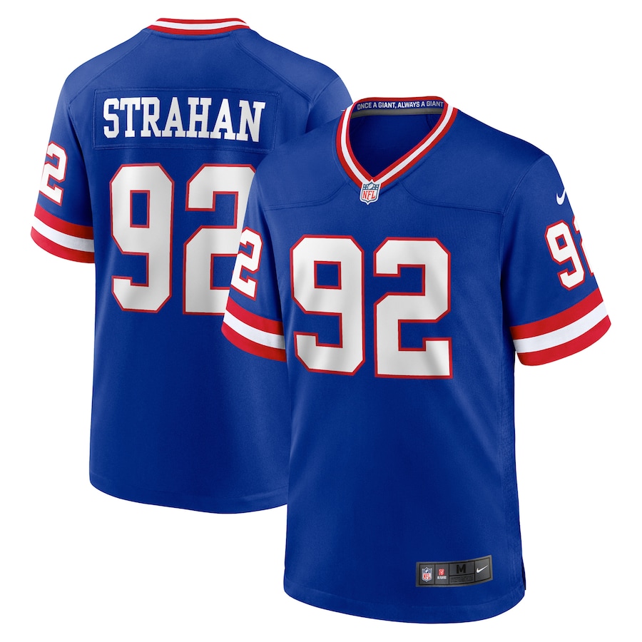 Men's New York Giants Michael Strahan Nike Royal Retired Player Alternate Game Jersey