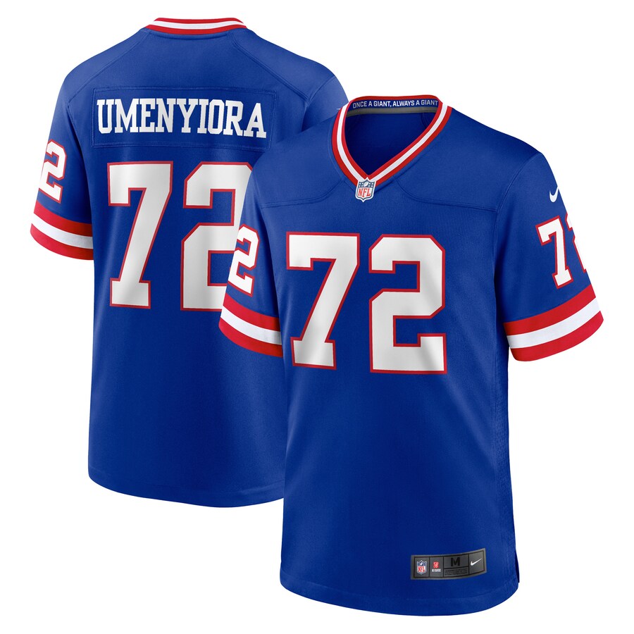 Men's New York Giants Osi Umenyiora Nike Royal Retired Player Alternate Game Jersey