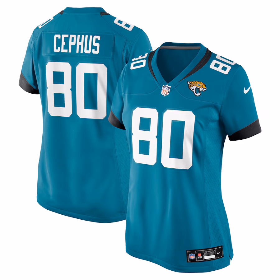 Women's Jacksonville Jaguars Joshua Cephus Nike Teal Team Game Jersey