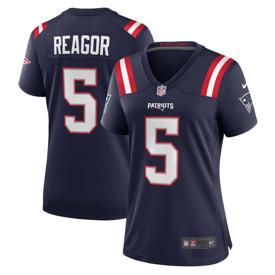 Women's New England Patriots Jalen Reagor Nike Navy Game Jersey