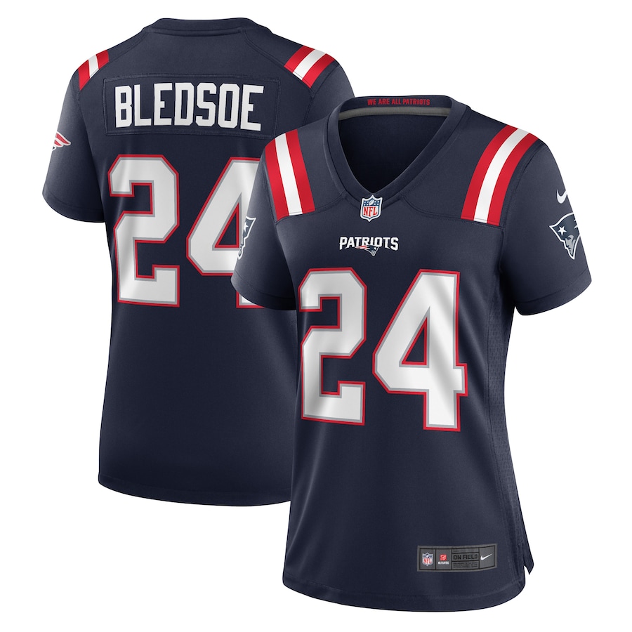 Women's New England Patriots Joshuah Bledsoe Nike Navy Game Jersey