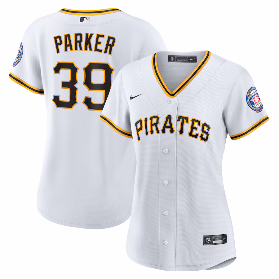 Women's Pittsburgh Pirates Dave Parker Nike White 2025 Baseball Hall of Fame Replica Jersey