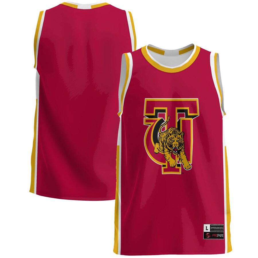 Men's GameDay Greats  Crimson Tuskegee Golden Tigers  Lightweight Basketball Jersey