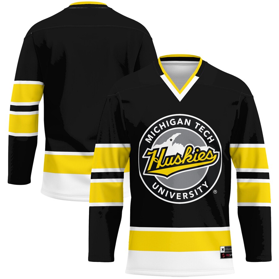 Men's GameDay Greats Gold Michigan Tech Huskies Hockey Jersey
