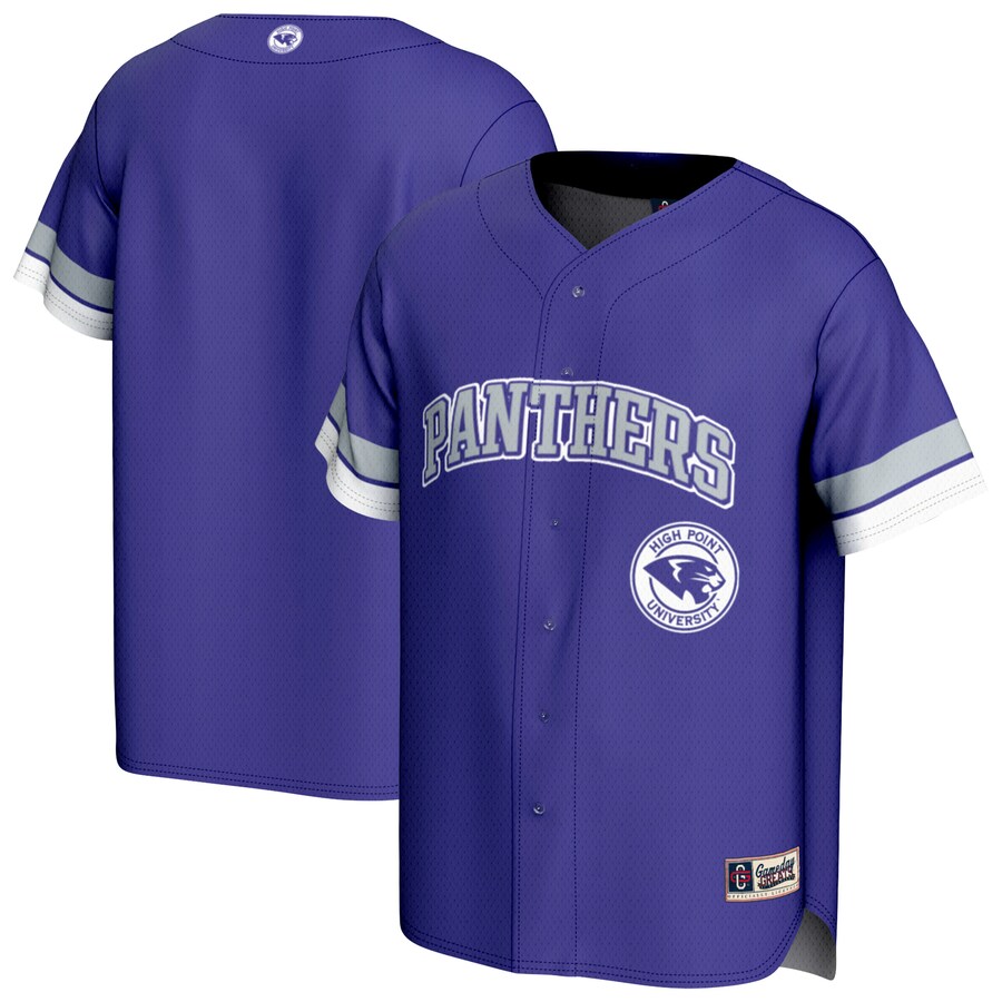 Men's GameDay Greats Purple High Point Panthers Baseball Jersey