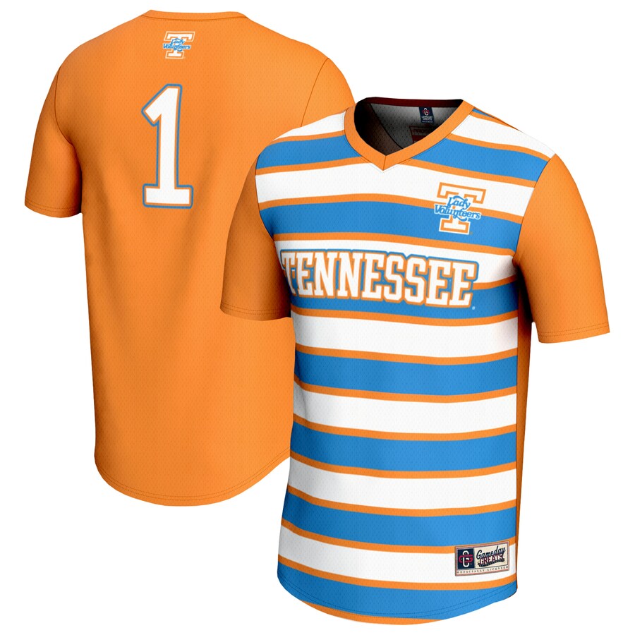 Unisex GameDay Greats #1 Tennessee Orange Tennessee Volunteers Lightweight Soccer Fashion Jersey