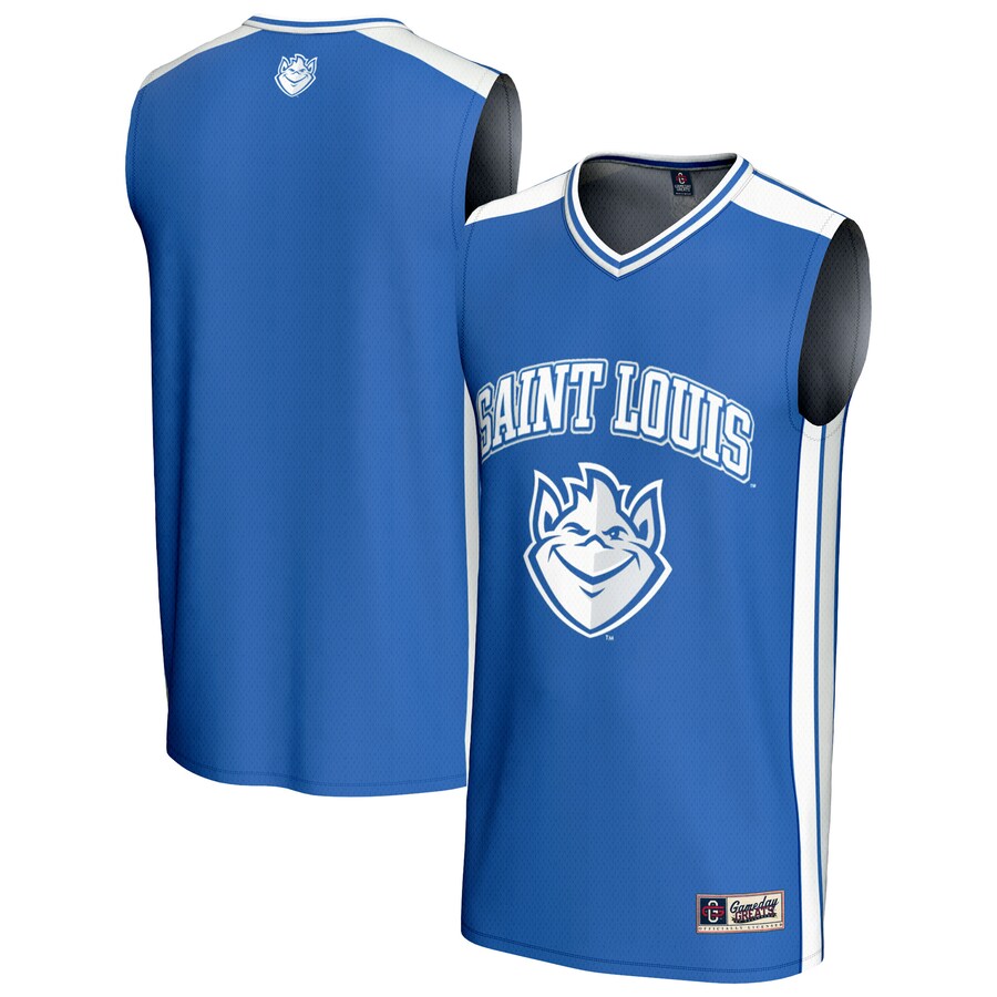Unisex GameDay Greats Blue Saint Louis Billikens Spirit Basketball Jersey