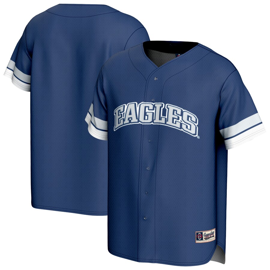 Youth GameDay Greats Blue Emory Eagles Baseball Jersey