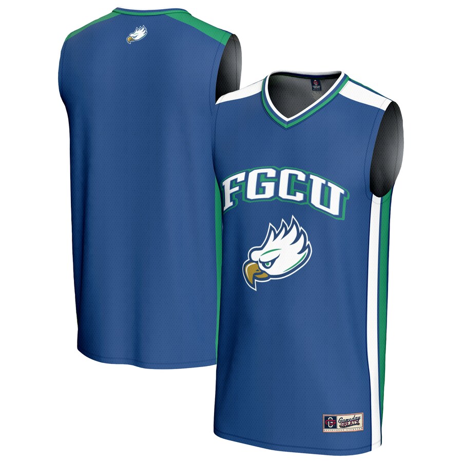 Youth GameDay Greats Blue Florida Gulf Coast Eagles Basketball Jersey