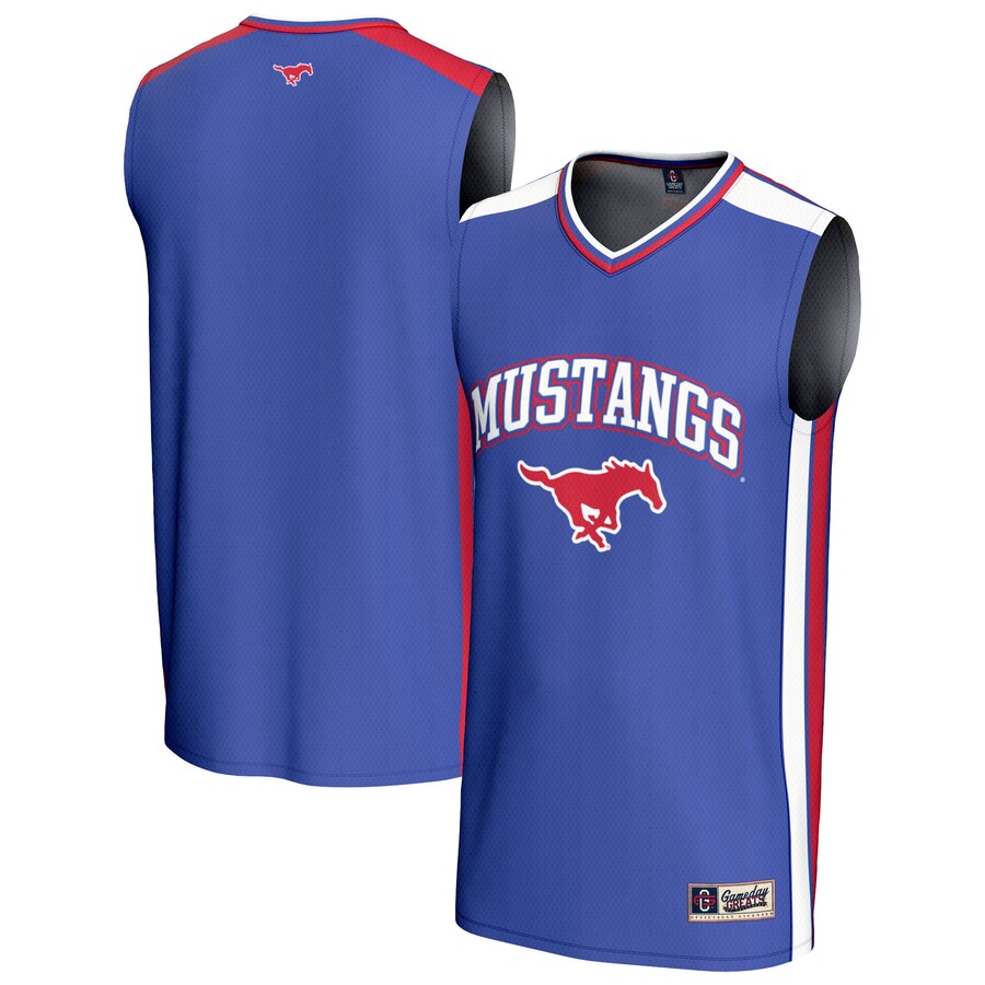 Youth GameDay Greats Royal SMU Mustangs Basketball Jersey