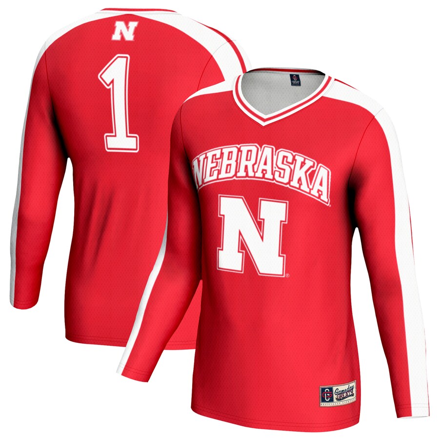 Youth GameDay Greats Scarlet Nebraska Huskers Women's Volleyball Lightweight Fashion Jersey