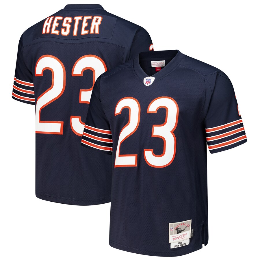 Men's Chicago Bears Devin Hester Mitchell & Ness Navy Legacy Replica Jersey