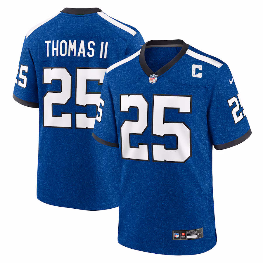 Men's Indianapolis Colts Rodney Thomas II Nike Blue Alternate Game Jersey
